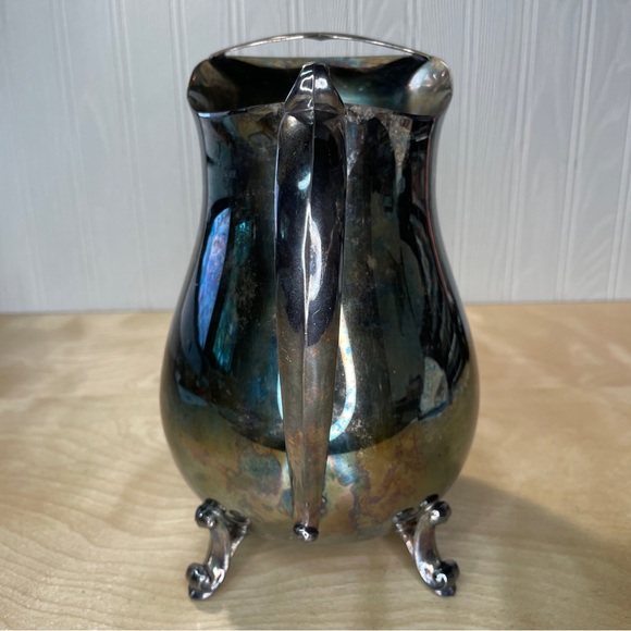 Vintage Eales 1779 Silverplate Water Pitcher with Ice Guard - Picture 6 of 10